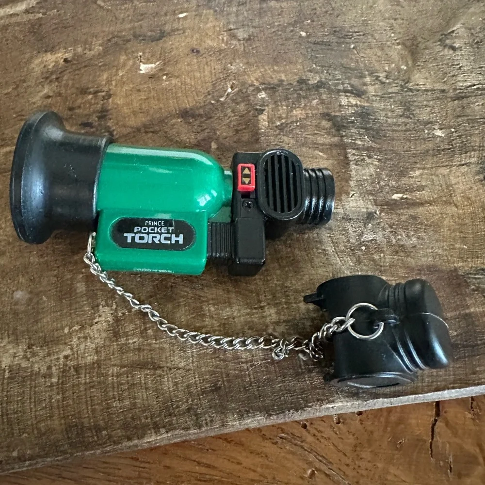 Prince Green and Black Pocket Torch